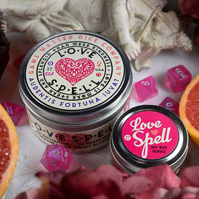 Game Master Dice Decor > Candles Love Spell Gaming Candle: 8oz 03375100 80027