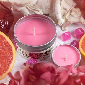 Game Master Dice Decor > Candles Love Spell Gaming Candle: 8oz 03375100 80027