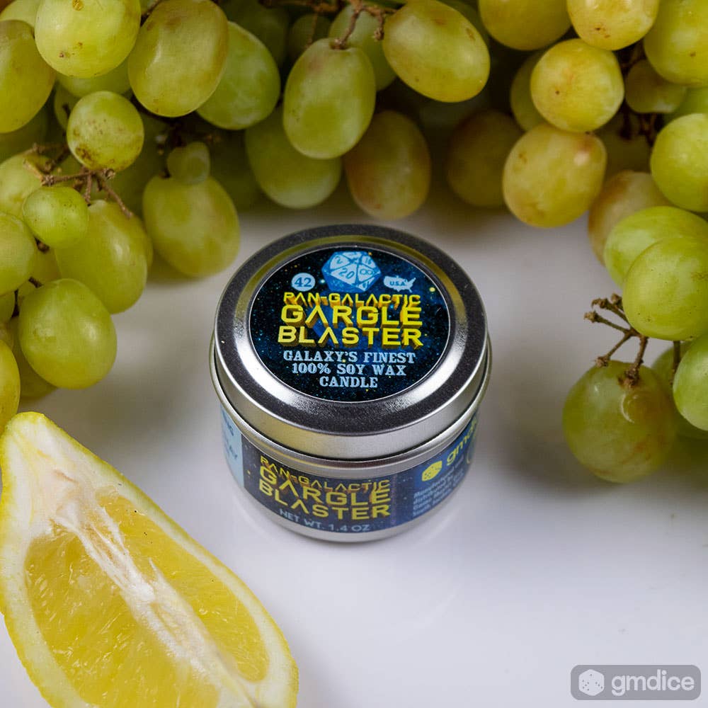 Game Master Dice Decor > Candles Pan Galactic Gargle Blaster Candle: 8oz 03768316