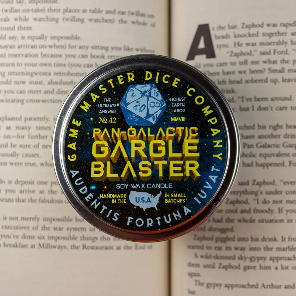 Game Master Dice Decor > Candles Pan Galactic Gargle Blaster Candle 8oz 80599151086236 TEC133THI