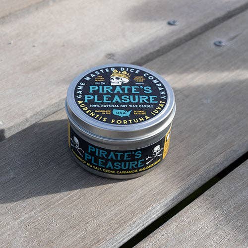 Game Master Dice Decor > Candles Pirate's Pleasure Gaming Candle: 8oz 03735548 80026