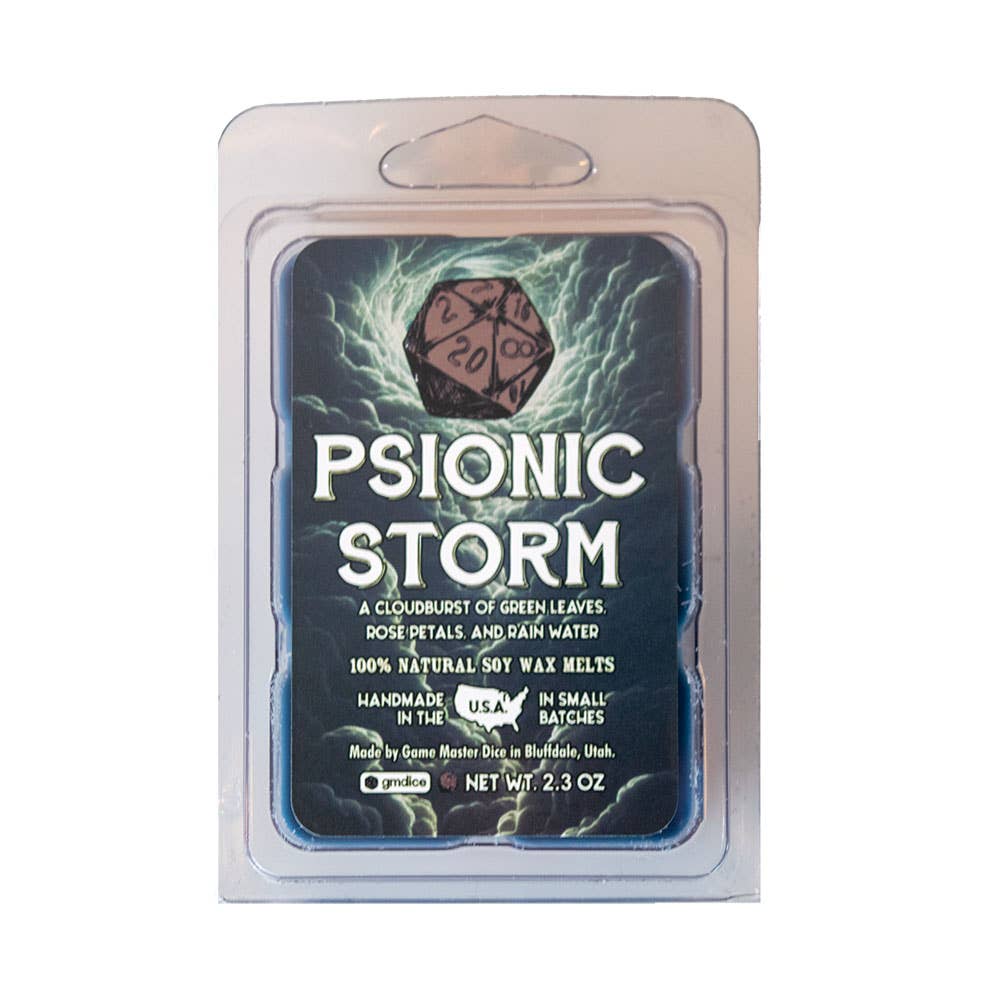 Game Master Dice Decor > Candles Psionic Storm Gaming Candle: 8oz 03801084 80009