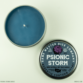 Game Master Dice Decor > Candles Psionic Storm Gaming Candle: 8oz 03801084 80009