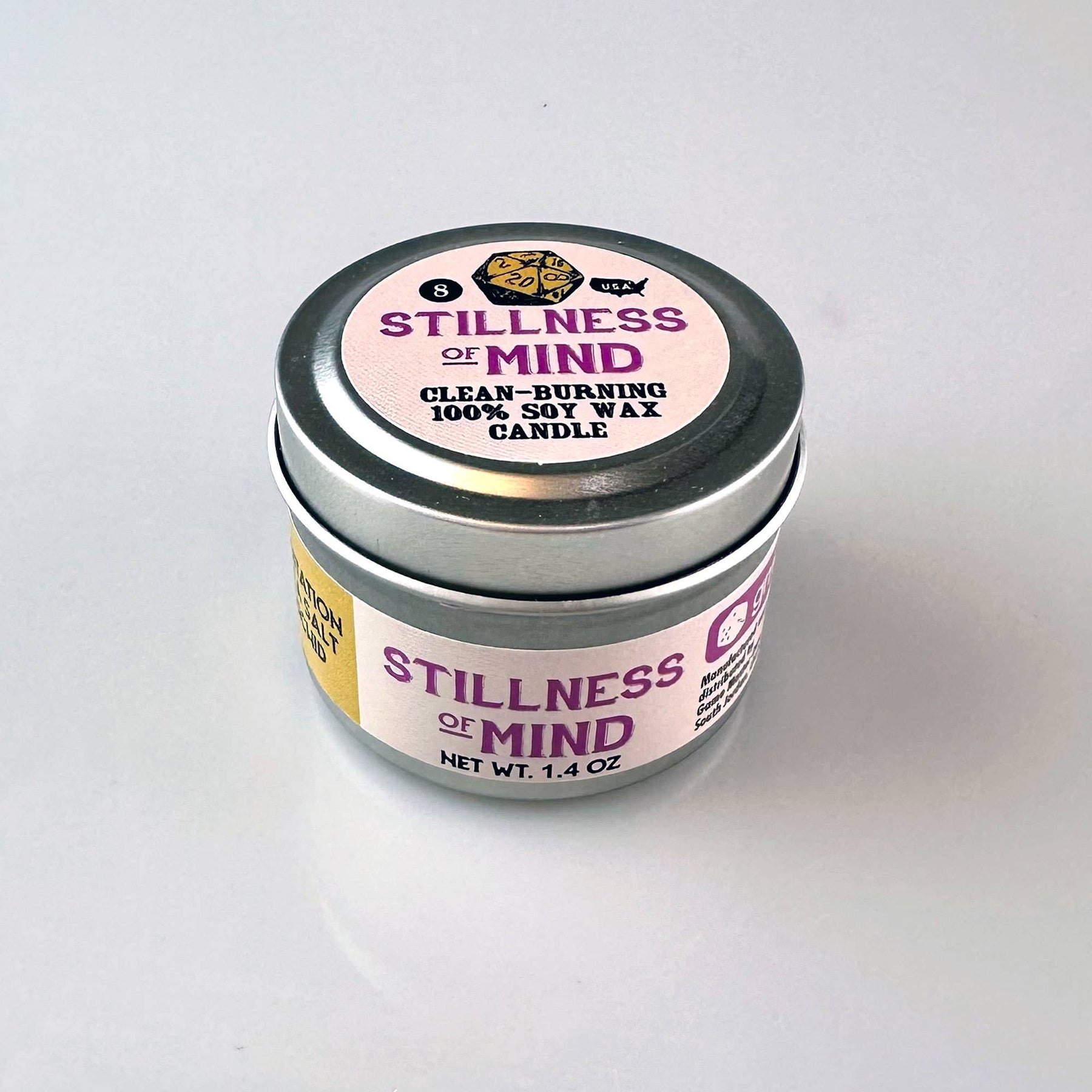 Game Master Dice Decor > Candles Stillness of Mind Gaming Candle: 8oz 03440636 00008