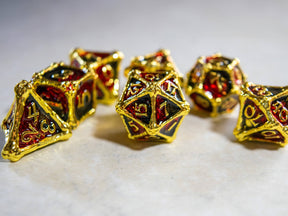 Game Master Dice Dice > Other Dice Dragon Bones: Red & Black 85326844 METAL-DRAGON-BONES