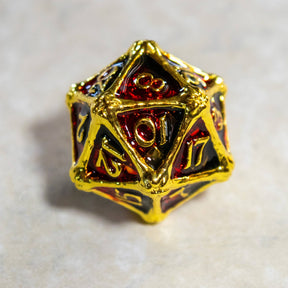 Game Master Dice Dice > Other Dice Dragon Bones: Red & Black 85326844 METAL-DRAGON-BONES