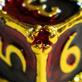 Game Master Dice Dice > Other Dice Dragon Bones: Red & Black 85326844 METAL-DRAGON-BONES