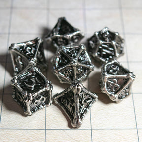 Game Master Dice Dice > Other Dice Dragon Bones: Silver 85359612 METAL-DB-SILVER