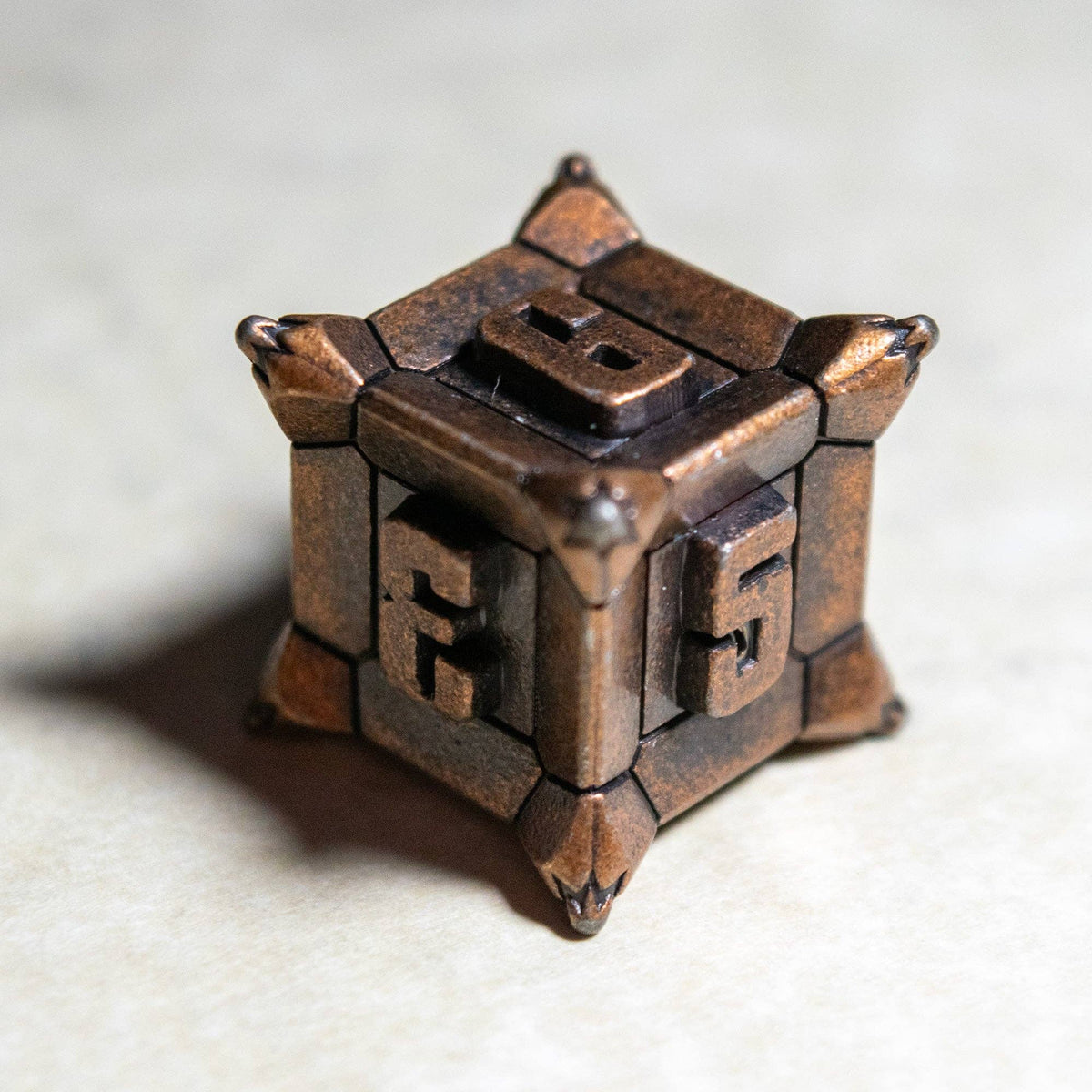 Game Master Dice Dice > Other Dice Spiky Bronze Dice Set 45992188 METAL-SPIKY