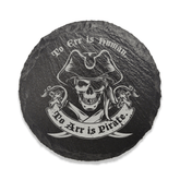 Game Master Dice Home > Drinkware > Coasters Pirate Drink Coaster: To Arr is Pirate 24883452