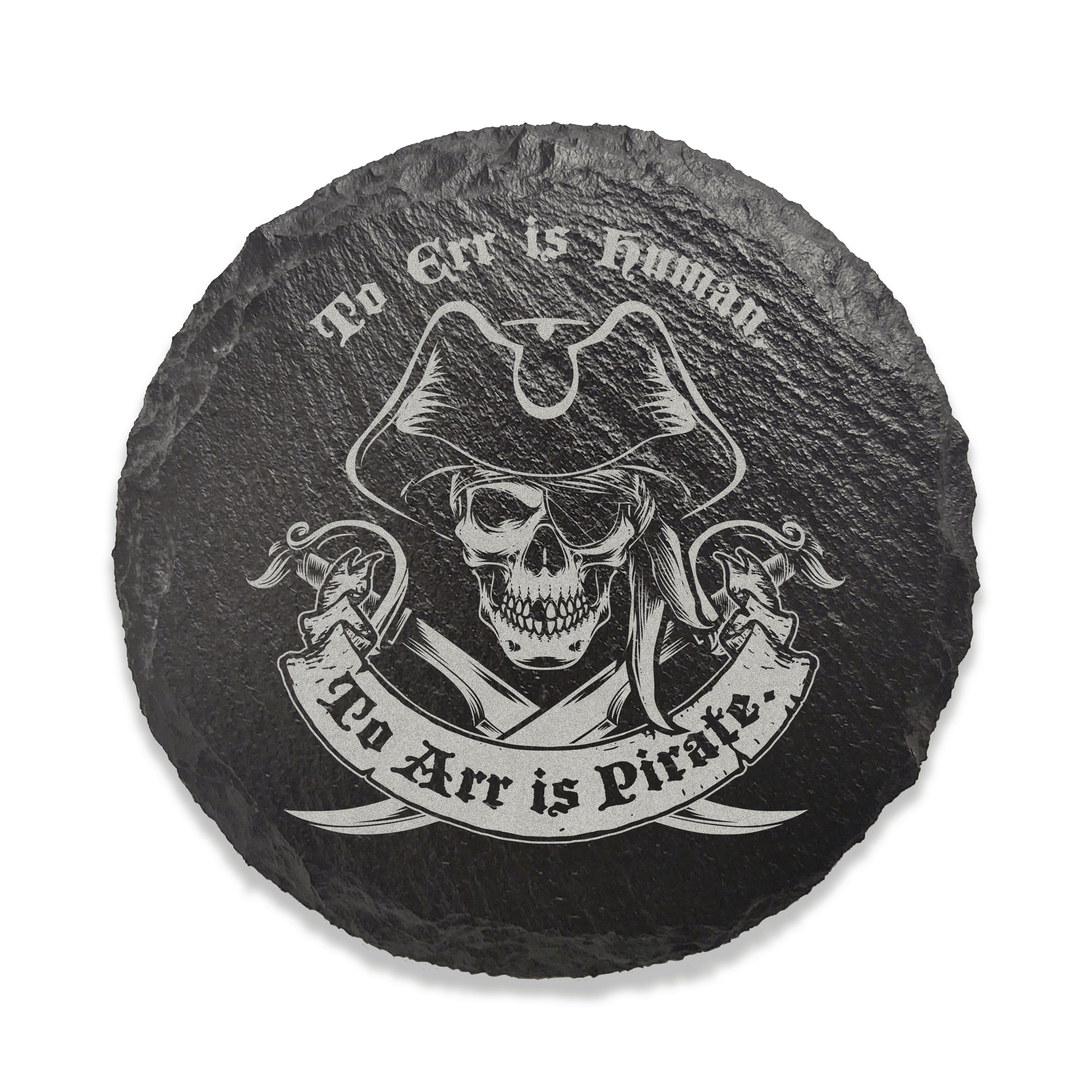 Game Master Dice Home > Drinkware > Coasters Pirate Drink Coaster: To Arr is Pirate 24883452