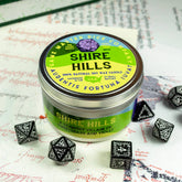 Game Master Dice Shire Hills Candle: 8oz Tin