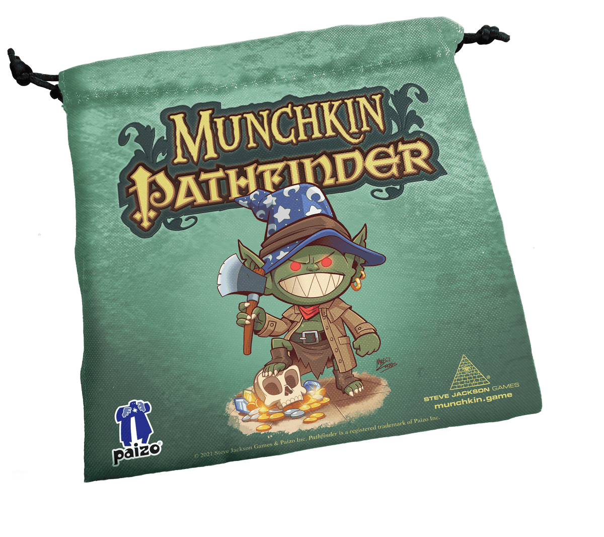 --- Game Supplies > Dice Storage Steve Jackson: Dice Bag - Munchkin Pathfinder 080742095847 SJG 5220