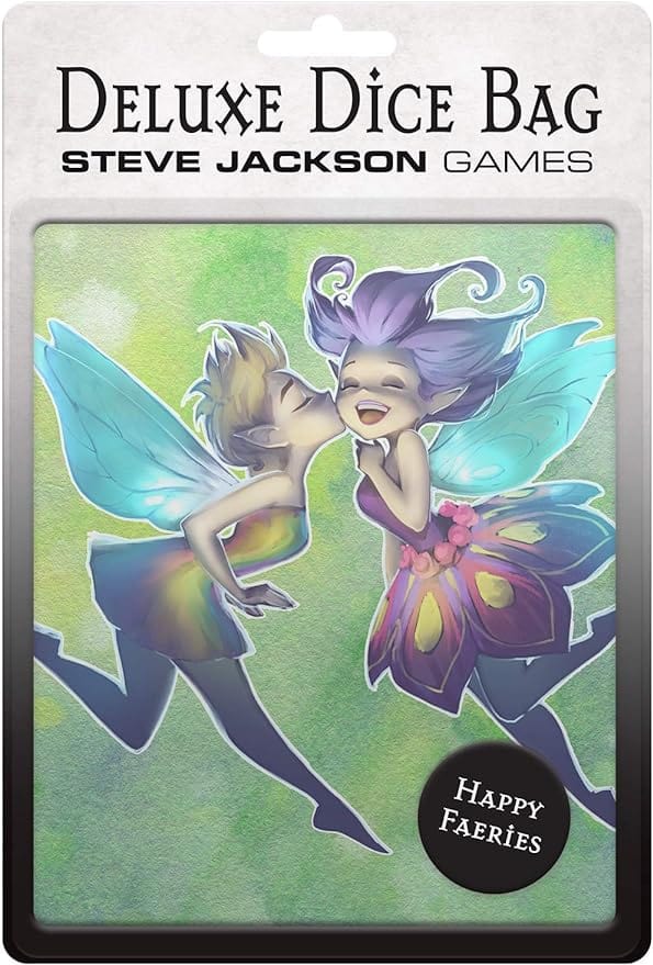 --- Game Supplies > Dice Storage Steve Jackson: Happy Faeries Dice Bag 080742096622 SJG 5215