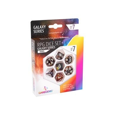 Gamegenic Dice > Other Dice Gamegenic: RPG Dice Set 7pc - Mars (Galaxy Series) 4251715405093 GGS50015ML