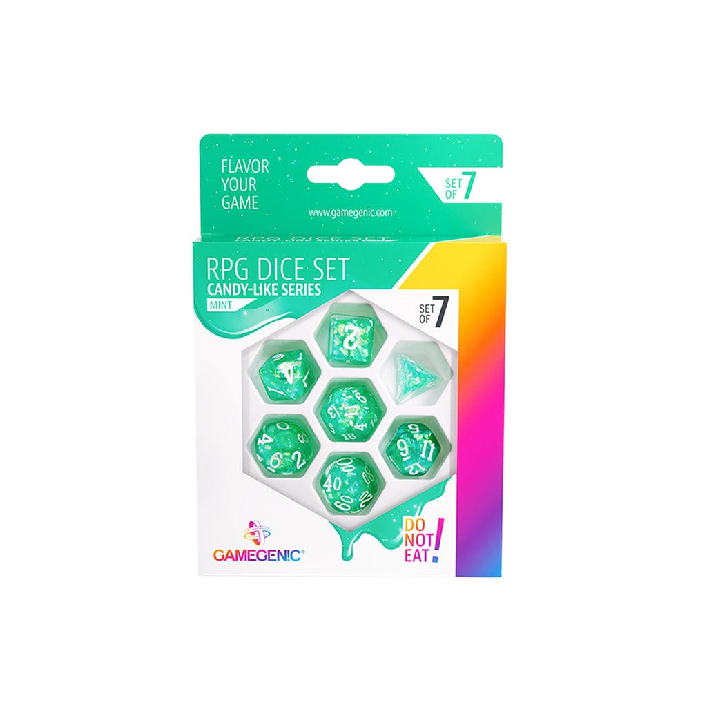 Gamegenic Dice > Other Dice Gamegenic: RPG Dice Set 7pc - Mint (Candy-Like Series) 4251715404959 GGS50008ML