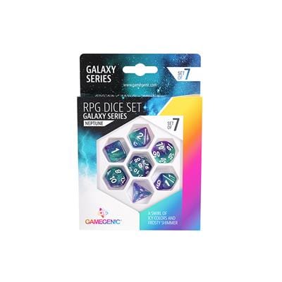 Gamegenic Dice > Other Dice Gamegenic: RPG Dice Set 7pc - Neptune (Galaxy Series) 4251715405055 GGS50013ML