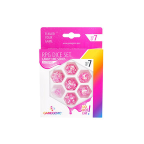 Gamegenic Dice > Other Dice Gamegenic: RPG Dice Set 7pc - Raspberry (Candy-Like Series) 4251715404973 GGS50009ML