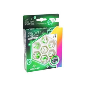 Gamegenic Dice > Other Dice Gamegenic: RPG Dice Set 7pc - Toxic Stones (Glow Series) 4251715405376 GGS50029ML