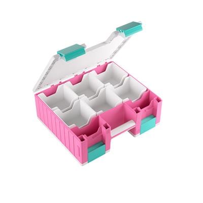 Gamegenic Game Supplies > Box Inserts & Organizers Game Castle: Pink/White/Teal 4251715414552 GGS22037ML