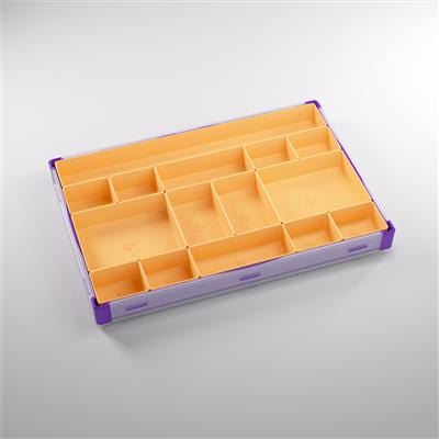 Gamegenic Game Supplies > Box Inserts & Organizers Token Silo XL Convertible Purple/Orange 4251715416334 GGS22047ML