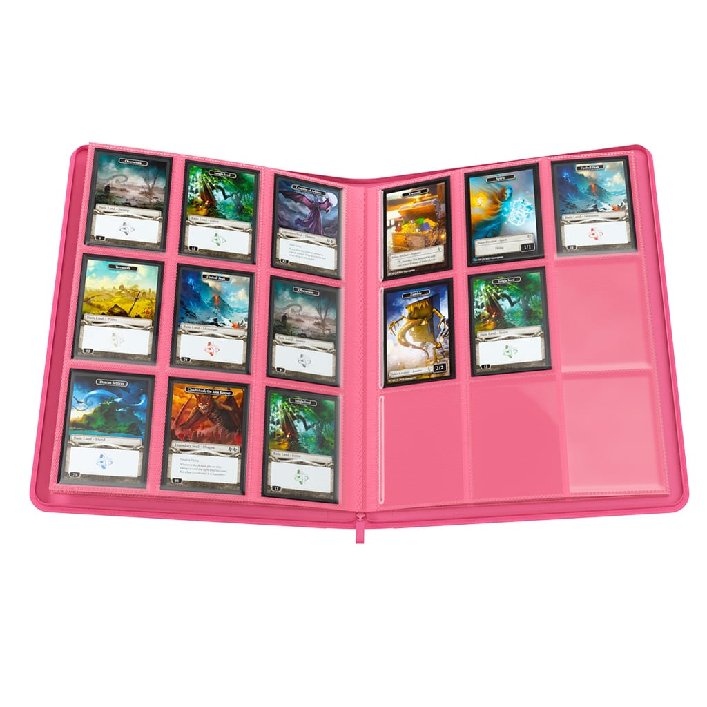 Gamegenic Game Supplies > Card Binders Gamegenic: 18-Pocket Zip-Up Album - Pink 4251715416242 GGS31045ML