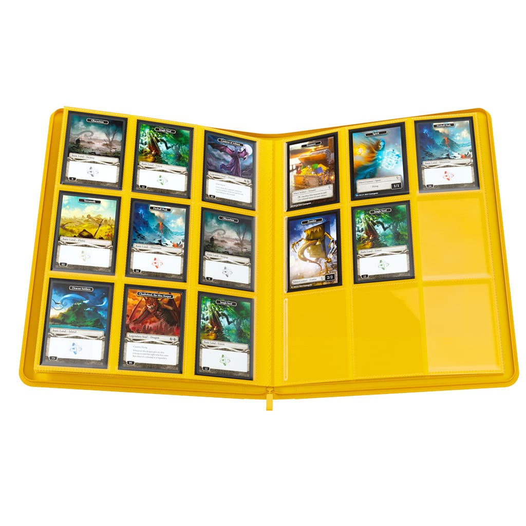 Gamegenic Game Supplies > Card Binders Gamegenic: 18-Pocket Zip-Up Album - Yellow 4251715416235 GGS31044ML
