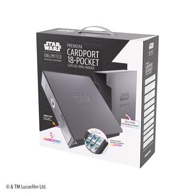 Gamegenic Game Supplies > Card Binders Star Wars: Unlimited Premium Cardport 18-Pocket GGS33009ML 4251715417423