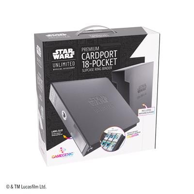Gamegenic Game Supplies > Card Binders Star Wars: Unlimited Premium Cardport 18-Pocket GGS33009ML 4251715417423