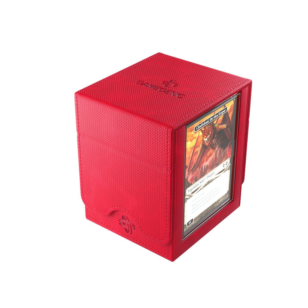 Gamegenic Game Supplies > Card Boxes Squire Plus 100+ XL Convertible - Red 4251715416570 GGS20215ML