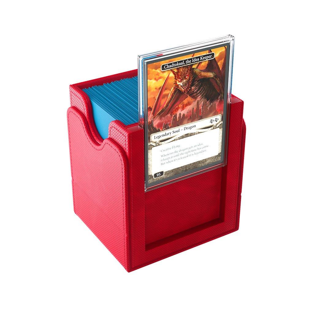 Gamegenic Game Supplies > Card Boxes Squire Plus 100+ XL Convertible - Red 4251715416570 GGS20215ML