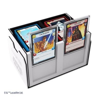 Gamegenic Game Supplies > Card Boxes Star Wars: Unlimited Double Deck Pod - White/Black 4251715413876 GGS20166ML