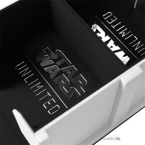 Gamegenic Game Supplies > Card Boxes Star Wars: Unlimited Double Deck Pod - White/Black 4251715413876 GGS20166ML