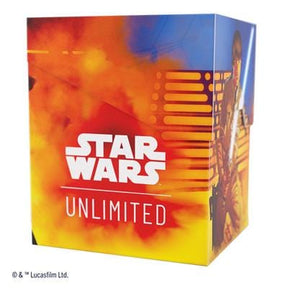 Gamegenic Game Supplies > Card Boxes Star Wars: Unlimited Soft Crate - Luke/Vader 4251715413906 GGS25107ML