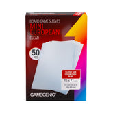 Gamegenic Game Supplies > Card Sleeves Board Game Sleeves Mini European Clear 4251715419809 GGS10179ML