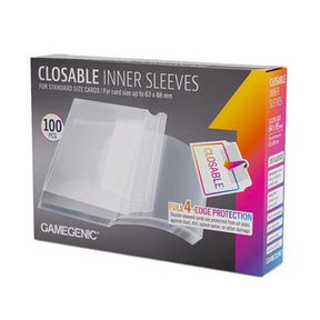 Gamegenic Game Supplies > Card Sleeves Gamegenic: Closable Inner Sleeves 64x89 4251715419366 GGS10135ML