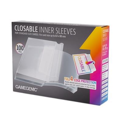 Gamegenic Game Supplies > Card Sleeves Gamegenic: Closable Inner Sleeves 64x89 4251715419366 GGS10135ML