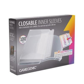 Gamegenic Game Supplies > Card Sleeves Gamegenic: Closable Inner Sleeves 64x89 4251715419366 GGS10135ML