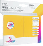 Gamegenic Game Supplies > Card Sleeves Gamegenic: Matte Prime Standard Card Game Sleeves - Yellow 4251715402474 GG1032