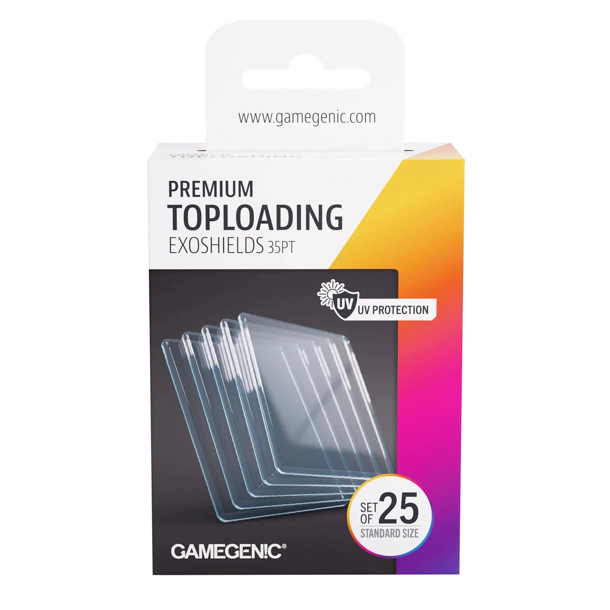 Gamegenic Game Supplies > Card Sleeves Gamegenic: Premium Toploading Exoshields 35pt - Clear 4251715417867 GGS60160ML