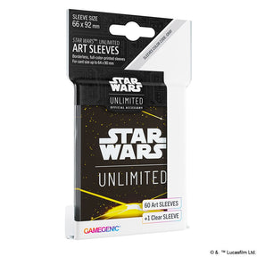 Gamegenic Game Supplies > Card Sleeves Star Wars Unlimited: Art Sleeve Black / Yellow 4251715415368 ggs15056ml