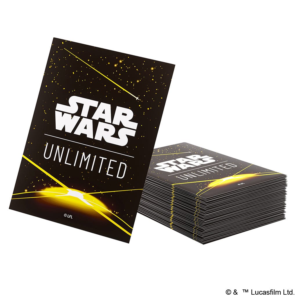 Gamegenic Game Supplies > Card Sleeves Star Wars Unlimited: Art Sleeve Black / Yellow 4251715415368 ggs15056ml