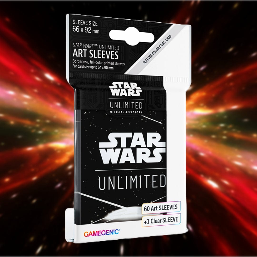 Gamegenic Game Supplies > Card Sleeves Star Wars Unlimited Art Sleeves Card Back White 4251715416655 GGS15063M