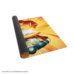 Gamegenic Game Supplies > Playmats GAMEGENIC: MAGIC THE GATHERING: MSH MARVEL SUPER HEROES: PRIME 2-PLAYER PLAYMAT: IRON MAN AND CAPTAIN AMERICA 4251715424230 GG40249