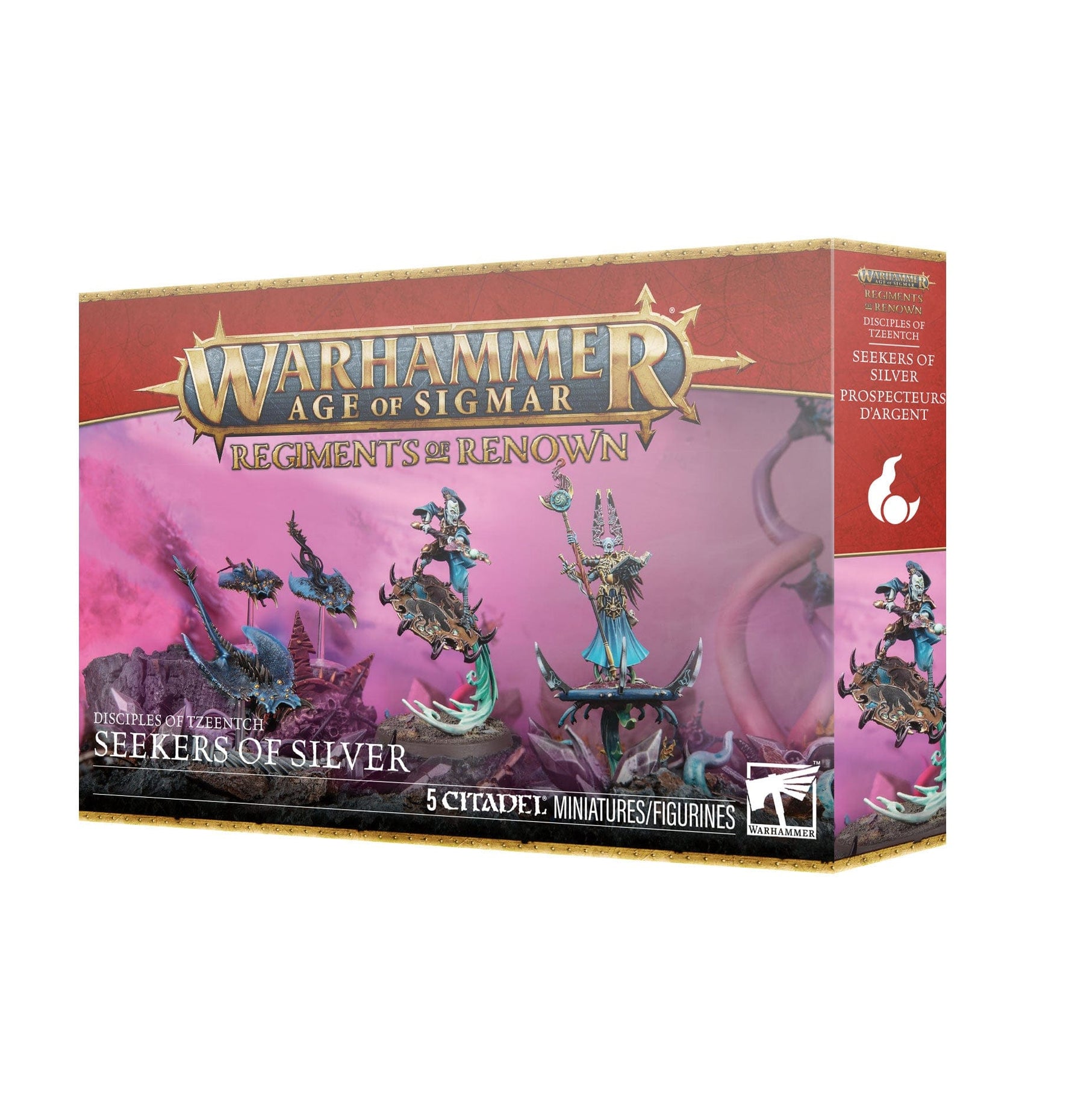 Games Workshop Games Workshop > Age of Sigmar Warhammer Age of Sigmar: Disciples of Tzeentch - Seekers of Silver 5011921249220 83-108