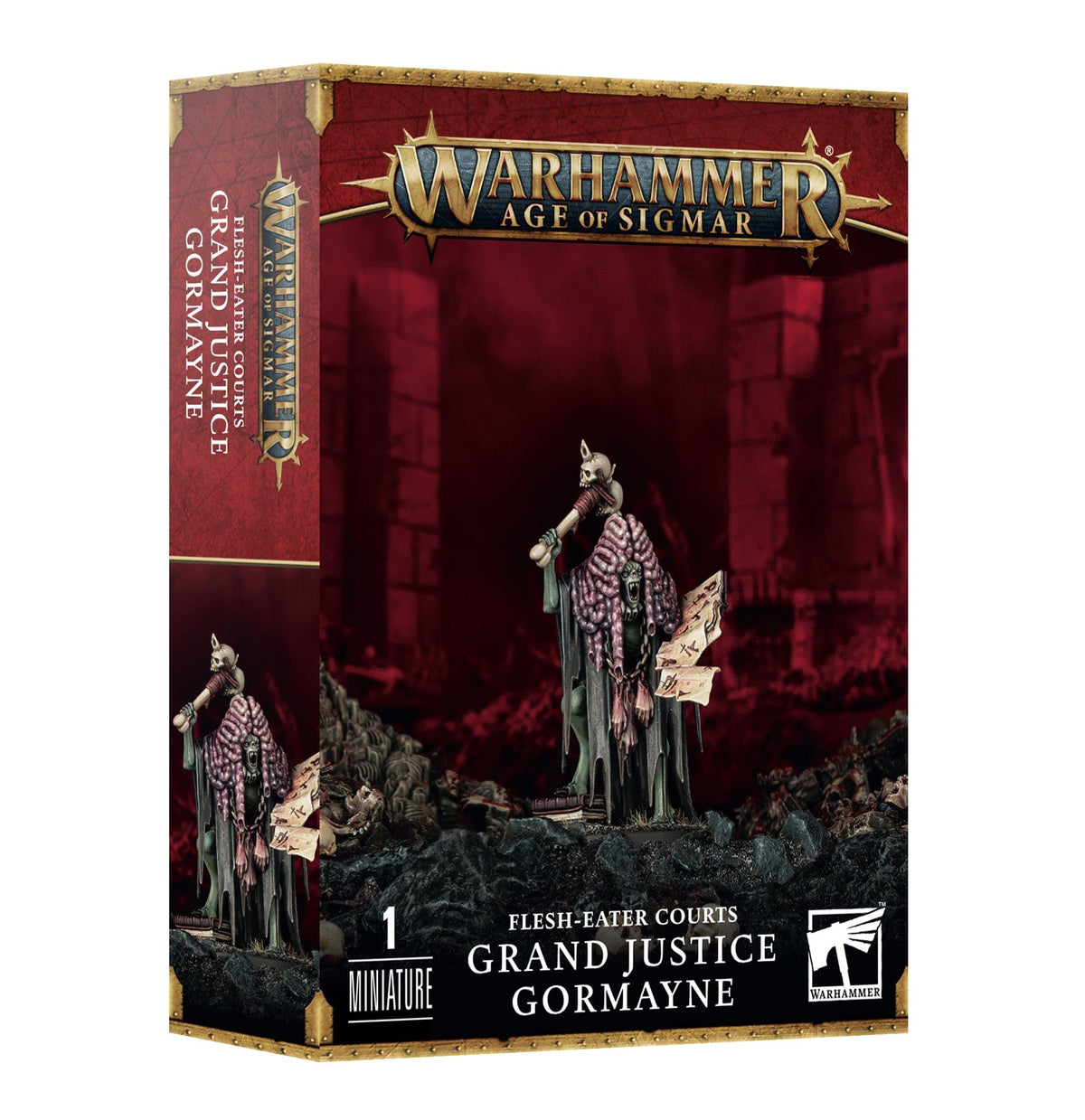 Games Workshop Games Workshop > Age of Sigmar Warhammer Age of Sigmar: Flesh Eater Court - Grand Justice Gormayne 5011921203260 91-70