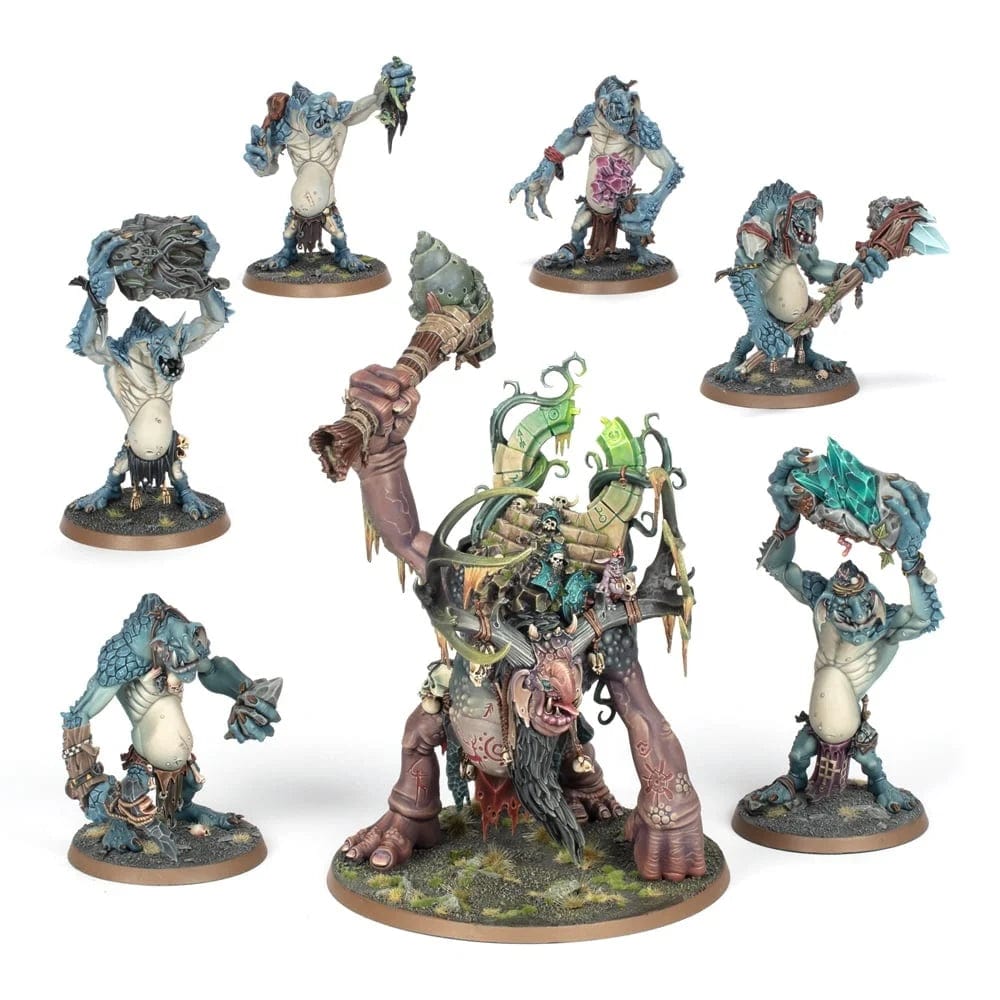 Games Workshop Tabletop Games > Games Workshop > Age of Sigmar Warhammer Age of Sigmar - Gloomspite Gitz: Trugg's Great Troggherd 5011921211500 89-55