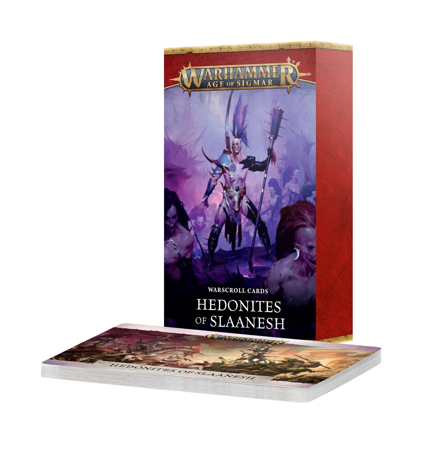 Games Workshop Games Workshop > Age of Sigmar Warhammer Age of Sigmar: Hedonites Of Slaanesh Warscroll Cards (ENG) 5011921275106 83-71