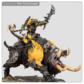 Games Workshop Tabletop Games > Games Workshop > Age of Sigmar Warhammer Age of Sigmar - Orruk Warclans: Tuskboss on Maw-Grunta 5011921201211 89-81