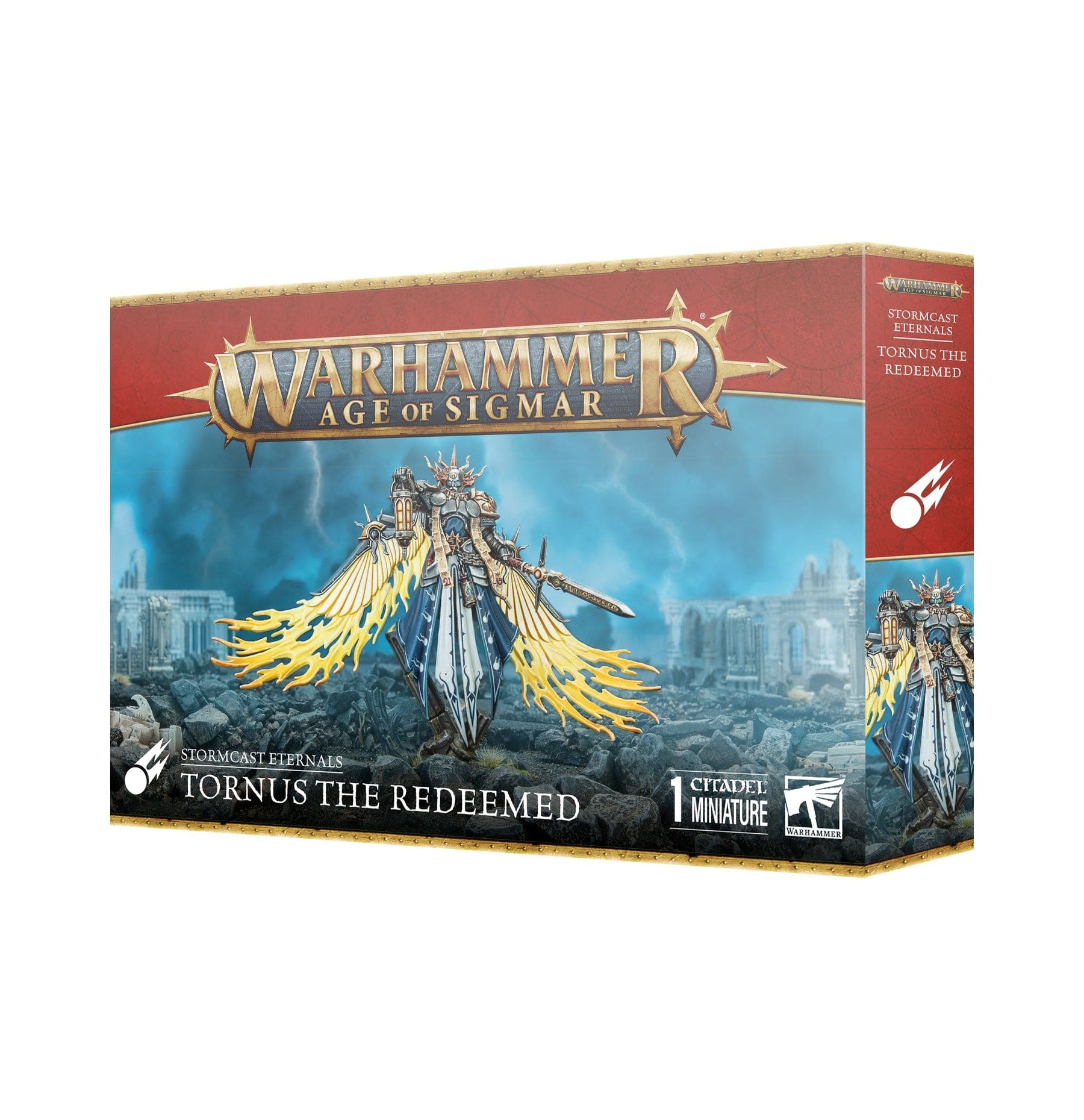 Games Workshop Games Workshop > Age of Sigmar Warhammer Age of Sigmar: Stormcast Eternals - Tornus the Redeemed 5011921221363 96-69